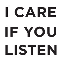 I CARE IF YOU LISTEN Logo