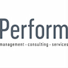 PERFORM management, consulting, services.