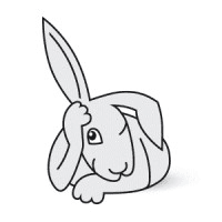 Schlafender Hase Logo
