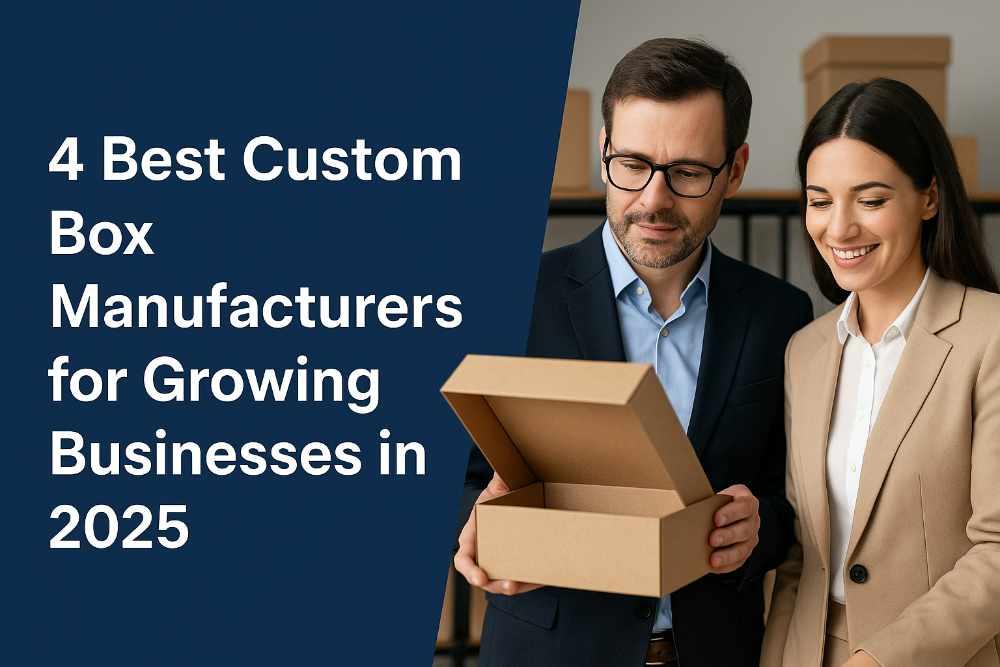 4 Best Custom Box Manufacturers for Growing Businesses in 2025