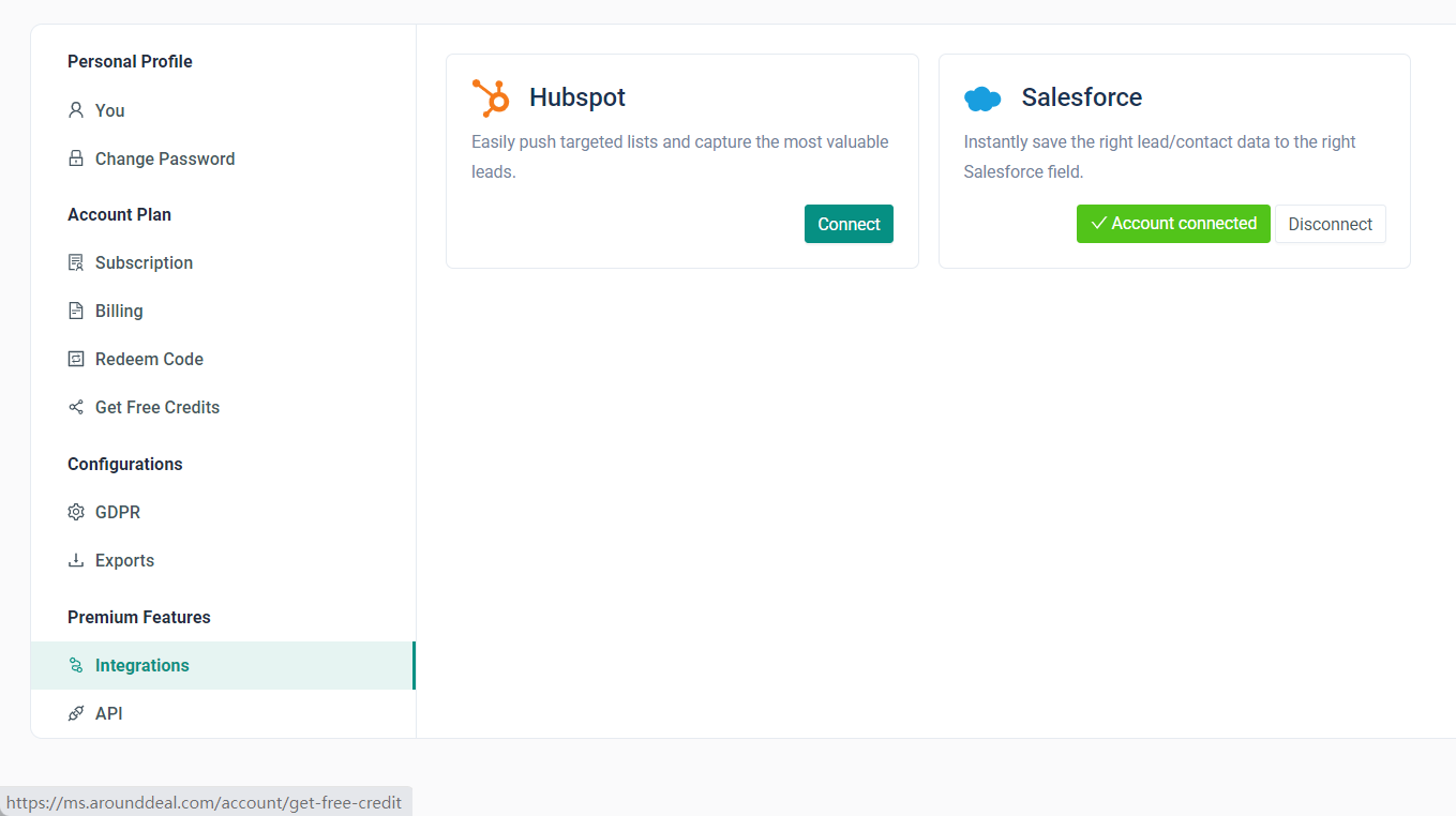 Connect AroundDeal to Your HubSpot Account